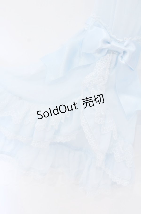 画像2: BABY,THE STARS SHINE BRIGHT / シフォンプリンセスドレスブラウス  サックス O-25-11-30-085-BA-BL-OW-OS (2)