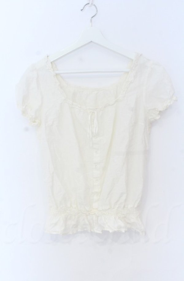 画像1: LODISPOTTO / ビーズボタン配色プルオーバー  アイボリー O-25-11-30-089-LO-TO-IG-OS (1)