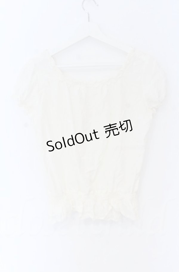 画像4: LODISPOTTO / ビーズボタン配色プルオーバー  アイボリー O-25-11-30-089-LO-TO-IG-OS (4)