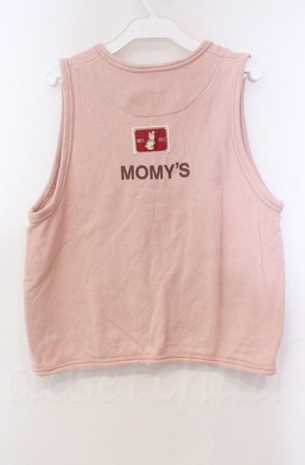 画像3: MOMY'S WORLD / パッチスウェットベスト  ピンク O-25-11-30-014-LO-TO-IG-OS (3)