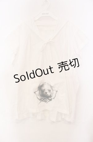 画像: WONDERFUL WORLD / プリントポケットセーラープルブラウス【お直しあり】  アイボリー O-25-11-30-019-LO-BL-IG-OS