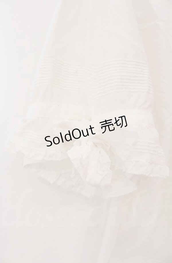 画像3: WONDERFUL WORLD / ダブルスリーブブラウス  シロ O-25-11-30-022-LO-BL-IG-OS (3)