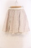 画像3: axes femme / ギンガムチェック柄スカート M キナリ O-25-11-30-024-AX-SK-OW-OS (3)