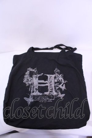 画像: h.NAOTO / ショッパートートバッグ  ブラック O-25-12-01-001-HN-BG-IG-OS