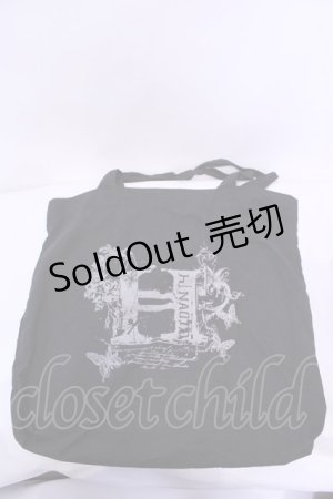 画像: h.NAOTO / ショッパートートバッグ  ブラック O-25-12-01-001-HN-BG-IG-OS