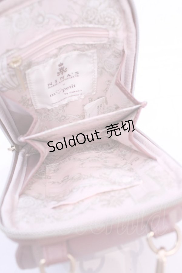 画像3: m petit by misako / NINA′Sスマホショルダーバッグ  ピンク O-25-12-01-003-LO-BG-IG-OS (3)