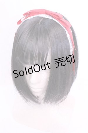 画像: axes femme kawaii / レースリボンカチューシャ  シロ×アカ O-25-12-01-044-AX-AC-IG-ZT1205A