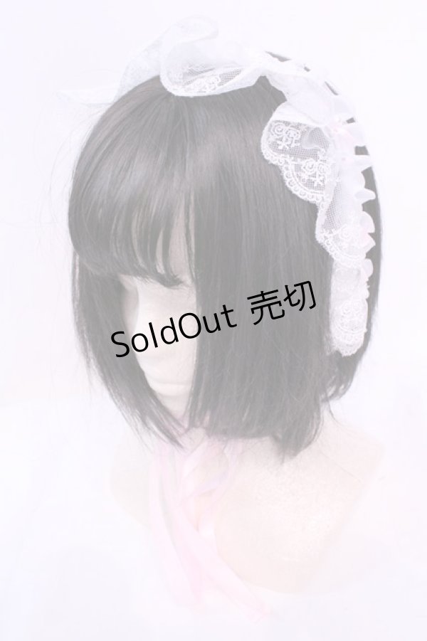 画像1: Princess Flower Garden / KRS＊ヘッドドレス  シロ×ピンク O-25-12-01-045-LO-AC-IG-OS (1)
