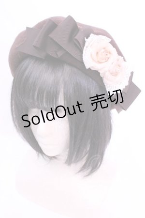 画像: Innocent World / ドロテアローズベレー帽  ブラウン O-25-12-01-049-IW-AC-IG-OS