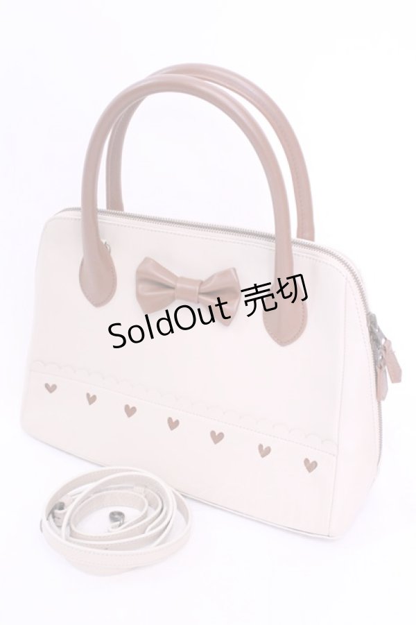 画像1: Innocent World / シェリーバッグ  ベージュ×キャラメル O-25-12-01-005-IW-BG-IG-OS (1)