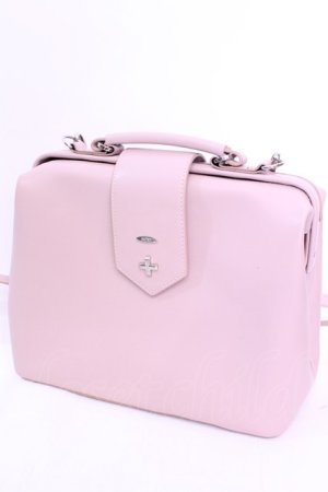 画像: EATME / フェイクレザードクターバッグ  ピンク O-25-12-01-006-LO-BG-IG-OS