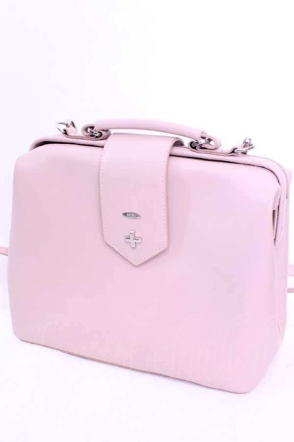 画像1: EATME / フェイクレザードクターバッグ  ピンク O-25-12-01-006-LO-BG-IG-ZT274 (1)