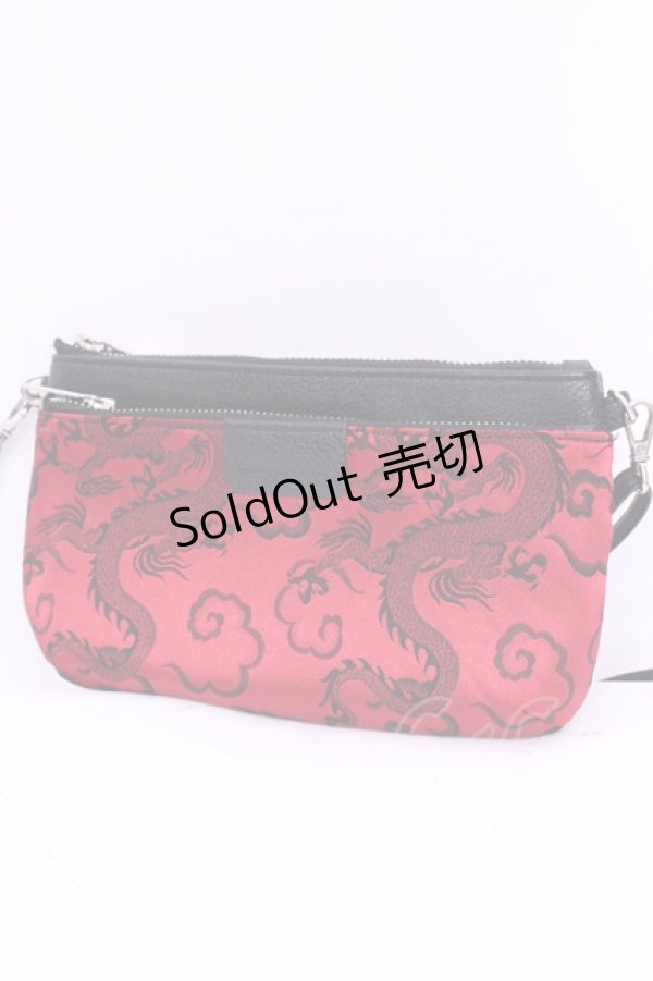 画像1: Qutie Frash / ノベルティジャガードミニバッグ  レッド O-25-12-01-007-QU-BG-IG-ZT334 (1)