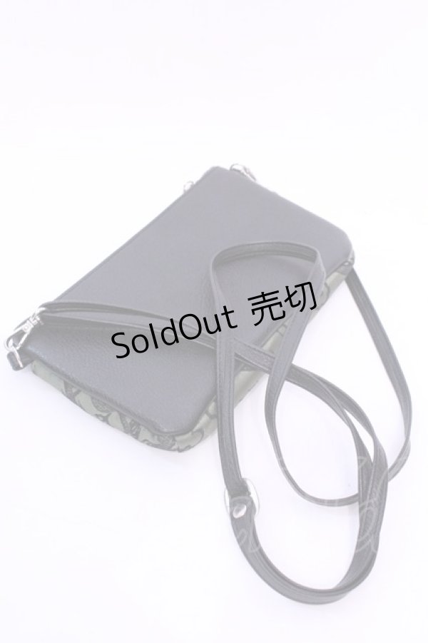 画像2: Qutie Frash / ノベルティジャガードミニバッグ  グリーン O-25-12-01-008-QU-BG-IG-ZT1209D (2)