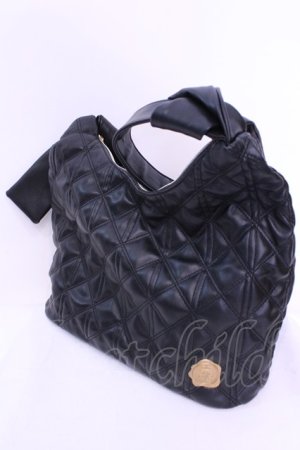 画像: m petit by misako / AM*キルティングSLD バッグ  クロ O-25-12-01-011-LO-BG-IG-OS