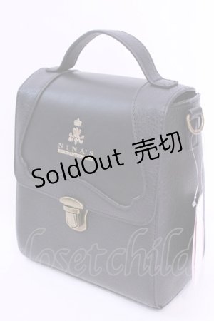 画像: m petit by misako / AM*フラップショルダー  クロ O-25-12-01-012-LO-BG-IG-ZT308