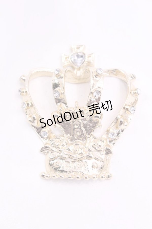 画像2: BABY,THE STARS SHINE BRIGHT / 王冠ガマ口BAG  シロ O-25-12-01-016-BA-BG-IG-OS (2)