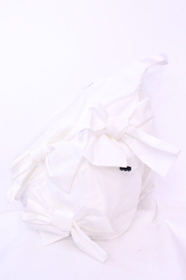 画像1: merry jenny / ribbonワンショルダーバッグ  ホワイト O-25-12-01-017-LO-BG-YM-ZT335 (1)