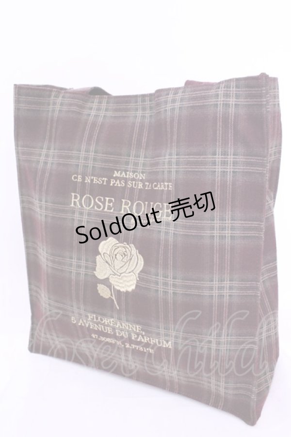 画像1: ROSE ROUSE / タテ型チェック柄トート  ブラウン O-25-12-01-018-LO-BG-IG-ZT334 (1)