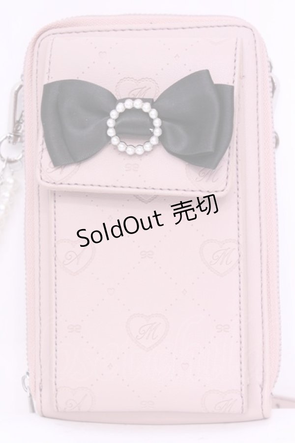 画像1: Lovely Tency / 眞白ありすコラボ/スマホショルダーバッグ  ピンク O-25-12-01-022-LO-BG-IG-OS (1)