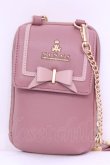 画像1: m petit by misako / NINA′Sスマホショルダーバッグ  ピンク O-25-12-01-003-LO-BG-IG-OS (1)