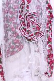 画像2: axes femme / 小花×チュールストール  オフ O-25-12-01-027-AX-ZA-IG-OS (2)