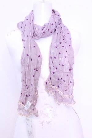 画像: axes femme / ハートドットストール  ラベンダー O-25-12-01-032-AX-ZA-IG-OS