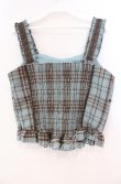 画像3: axes femme / タータンチェック編上ビスチェ  ミント O-25-12-02-032-AX-TO-IG-OS (3)