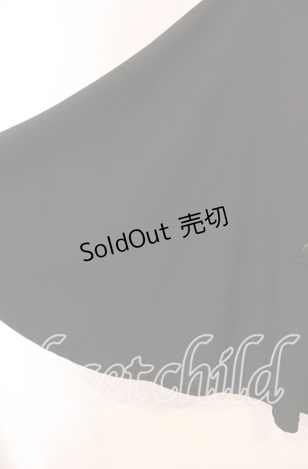 画像4: MIHO MATSUDA / ケープマント  ブラック O-25-12-02-033-GO-CO-IG-OS (4)