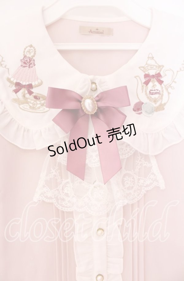 画像2: Amavel / 喫茶アマベルのアフタヌーン・ティーブラウス  ピンク O-25-12-02-036-CA-BL-IG-OS (2)