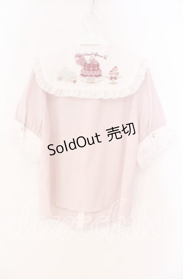 画像3: Amavel / 喫茶アマベルのアフタヌーン・ティーブラウス  ピンク O-25-12-02-036-CA-BL-IG-OS (3)