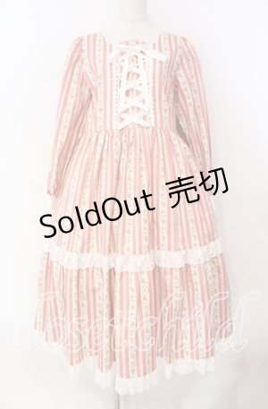 画像: marcHenTica / フラワーガーデンワンピース  ピンク O-25-12-02-038-LO-OP-IG-OS