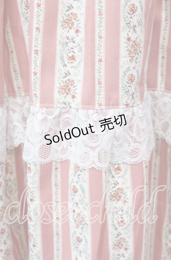 画像3: marcHenTica / フラワーガーデンワンピース  ピンク O-25-12-02-038-LO-OP-IG-OS (3)