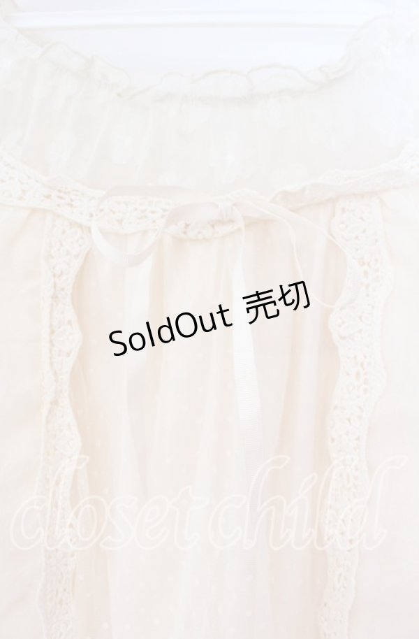 画像2: LIZ LISA / チュール切替プルオーバー  生成り O-25-12-02-004-LO-TO-IG-OS (2)