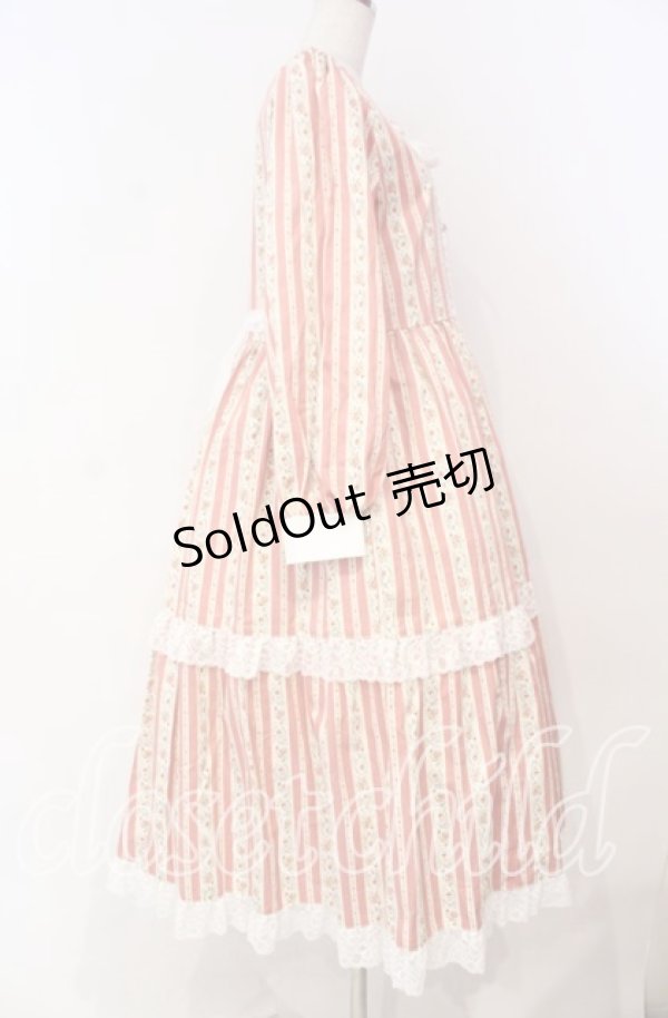 画像4: marcHenTica / フラワーガーデンワンピース  ピンク O-25-12-02-038-LO-OP-IG-OS (4)