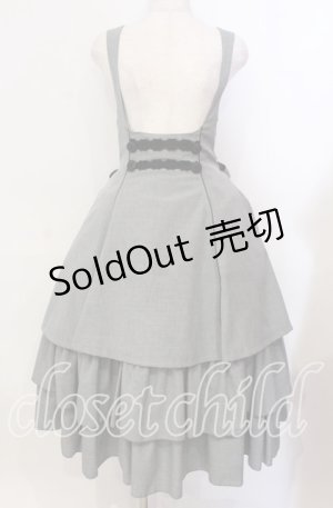 画像: MIHO MATSUDA / ジャンパードレス・アレーズ  グレー O-25-12-02-039-GO-OP-IG-OS