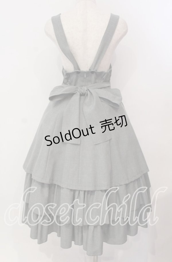 画像4: MIHO MATSUDA / ジャンパードレス・アレーズ  グレー O-25-12-02-039-GO-OP-IG-OS (4)