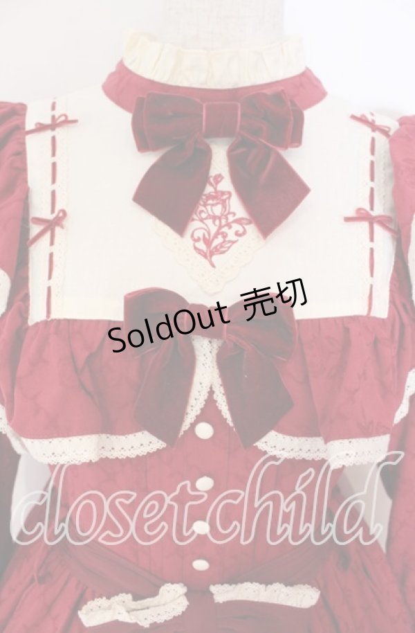 画像2: Hoshibako Works / 西洋人形魔法ワンピース  アカ×生成り O-25-12-02-040-LO-OP-IG-OS (2)