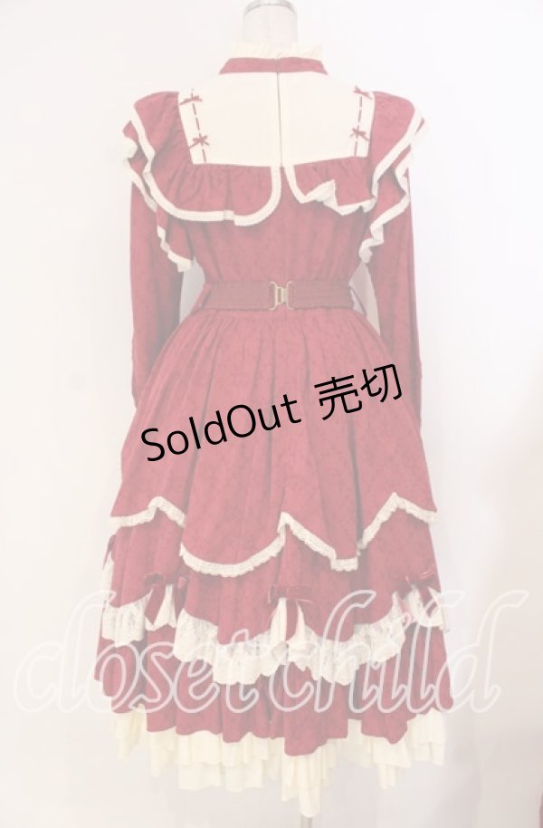 画像5: Hoshibako Works / 西洋人形魔法ワンピース  アカ×生成り O-25-12-02-040-LO-OP-IG-OS (5)