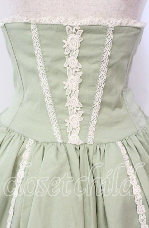 画像2: ALICE and the PIRATES / ロザリープリンセスコルセットスカート  若草 O-25-12-02-041-PA-SK-IG-OS (2)