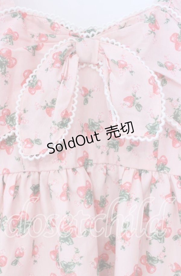 画像2: Ank Rouge / いちご柄Aライントップス M ピンク O-25-12-02-051-CA-TO-OW-OS (2)