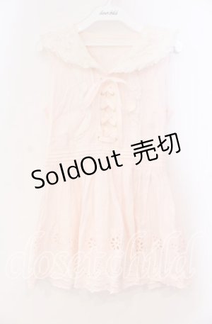 画像: LIZ LISA / 裾カットワークセーラートップス 0 ピンク O-25-12-02-052-LO-TO-OW-OS