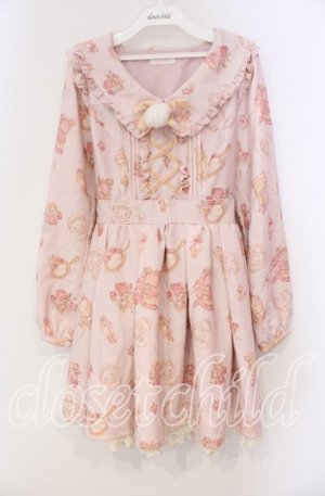 画像: LIZ LISA / マイメロディ・マイスウィートピアノコラボ コスメ柄Sweetワンピース 0 ピンク O-25-12-02-057-LO-OP-OW-OS