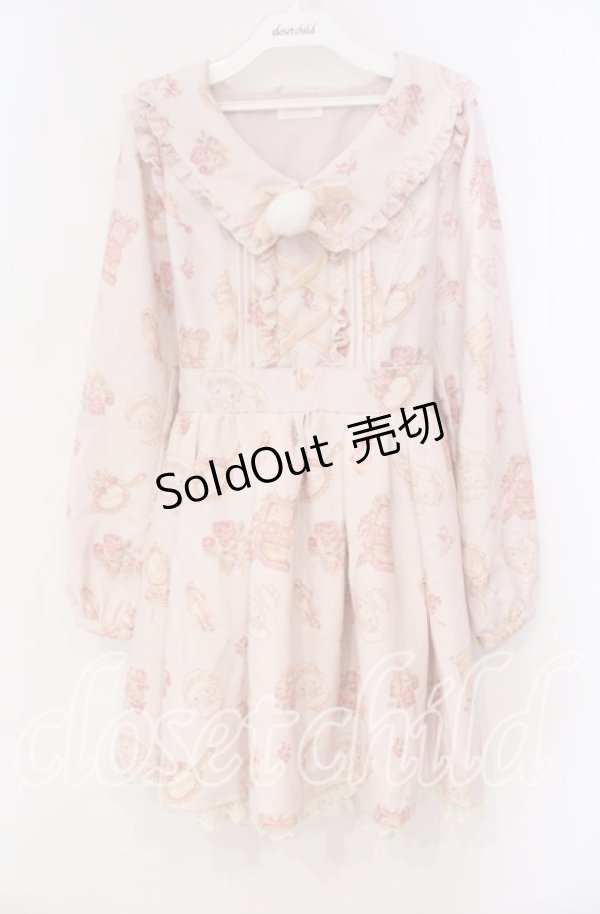 画像1: LIZ LISA / マイメロディ・マイスウィートピアノコラボ コスメ柄Sweetワンピース 0 ピンク O-25-12-02-057-LO-OP-OW-OS (1)