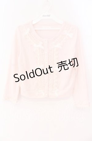 画像: LIZ LISA / はしごリボンカーディガン 0 ピンク O-25-12-02-059-LO-TO-OW-OS