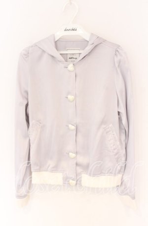 画像: Ank Rouge / うさみみサテンライトブルゾン  グレー O-25-12-02-1001-CA-TO-IG-OS