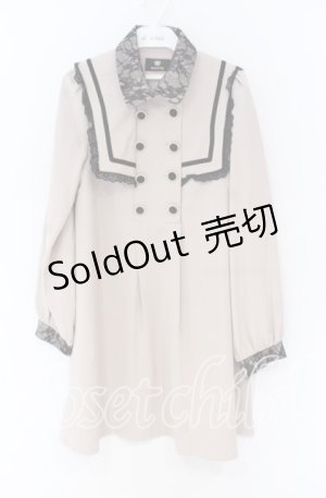 画像: Rojita / レースフリルセーラーカラー風ワンピース  ピンク O-25-12-02-1035-LO-OP-IG-OS