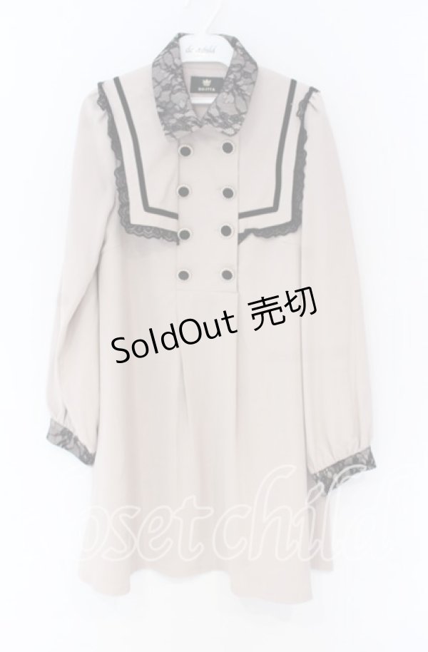 画像1: Rojita / レースフリルセーラーカラー風ワンピース  ピンク O-25-12-02-1035-LO-OP-IG-OS (1)