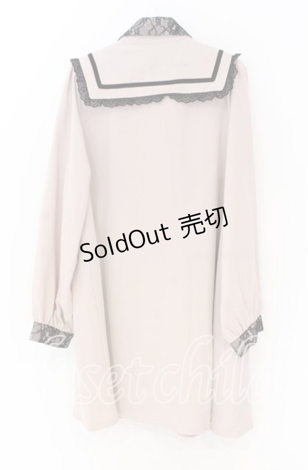 画像3: Rojita / レースフリルセーラーカラー風ワンピース  ピンク O-25-12-02-1035-LO-OP-IG-OS (3)