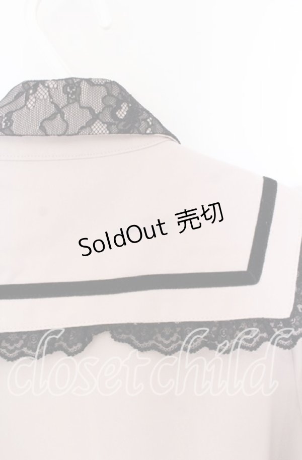 画像4: Rojita / レースフリルセーラーカラー風ワンピース  ピンク O-25-12-02-1035-LO-OP-IG-OS (4)